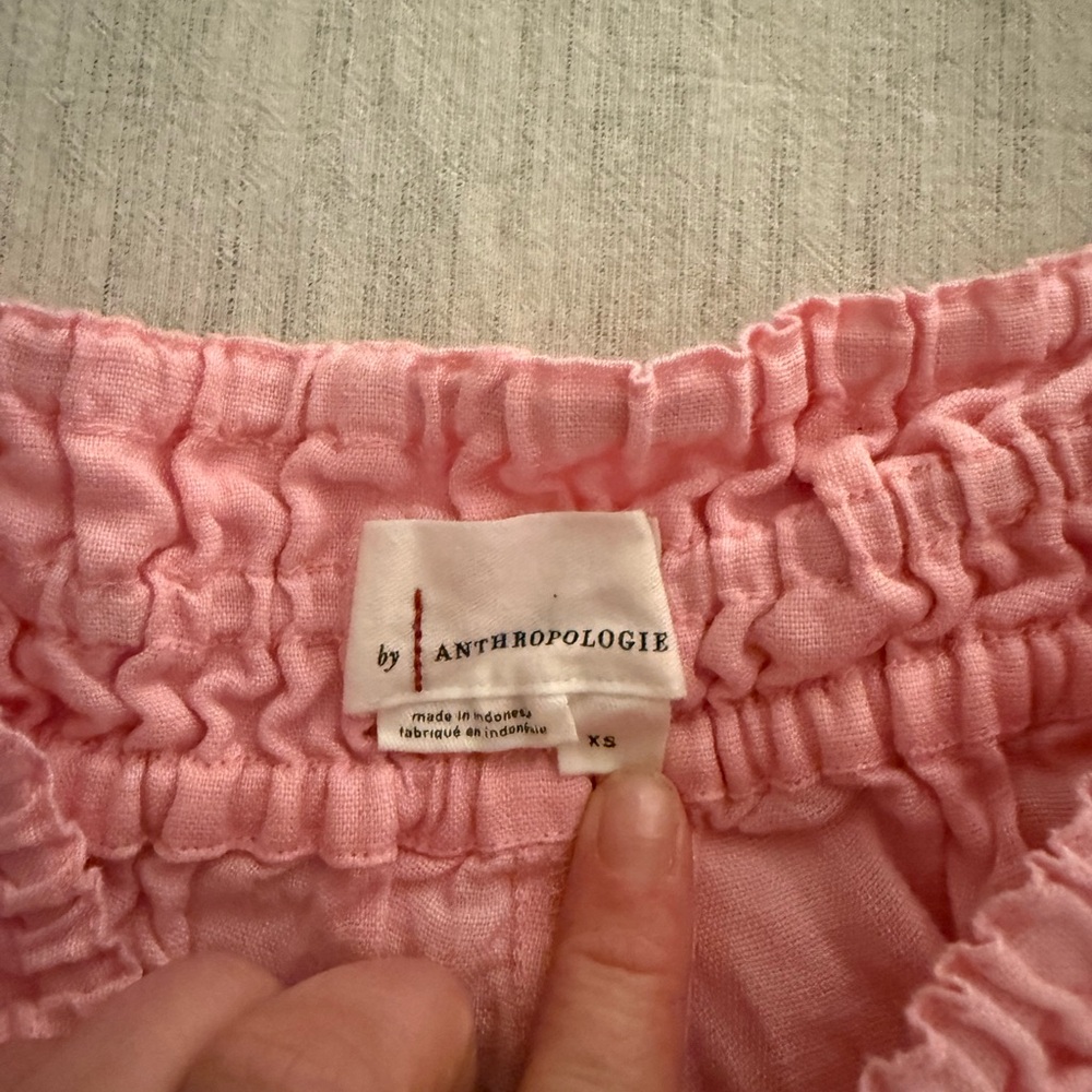 Pink Ruffled Shorts - Picture 3 of 4